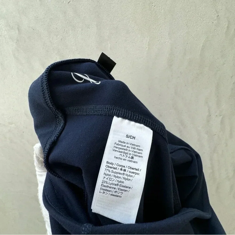 J. Crew Weekend High-Rise 7/8 Legging with Signature Flex Navy Blue Small - Picture 10 of 10